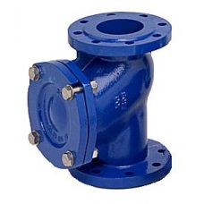 Wallace Flanged Cast Iron Full Flow Ball Non-Return Valve 408 200mm BSPf - 2906